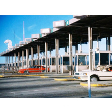 Nuevo diseño de la estación de peaje de acero y diseño de techo de metal de la estación de servicio con techo de metal